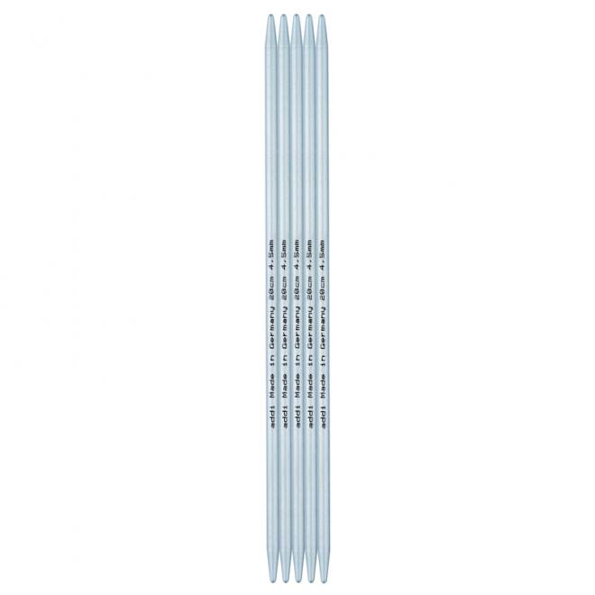 Strumpfstricknadeln Alu 23 cm lang - Stärke 8,0 mm