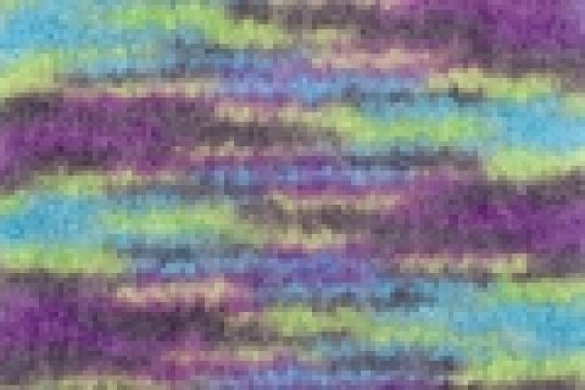 Wolle Filzwolle Color 50 gr., lila-grün-multicolor