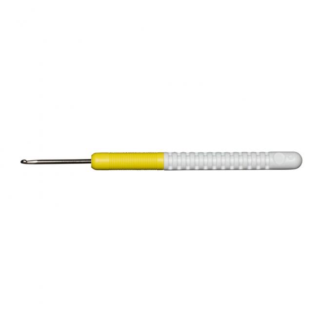Wollhäkelnadel mit Griff Alu 15 cm lang - Stärke 2,5 mm