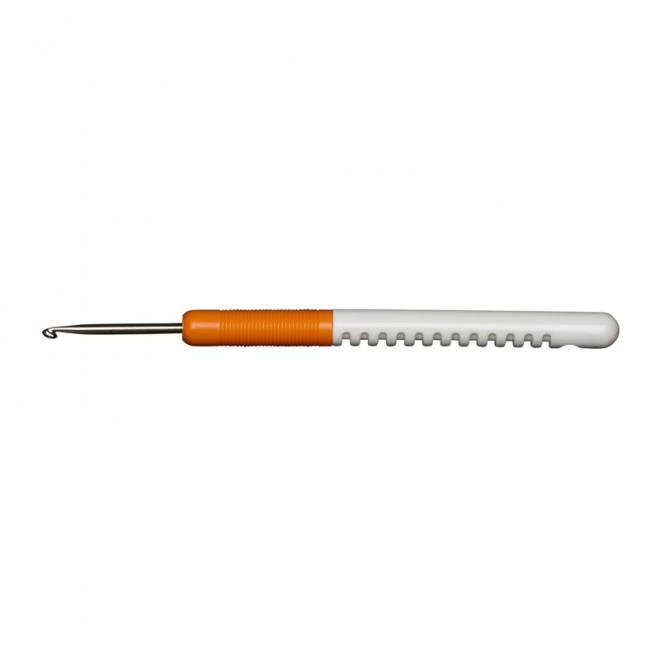 Wollhäkelnadel mit Griff Alu 15 cm lang - Stärke 3,0 mm